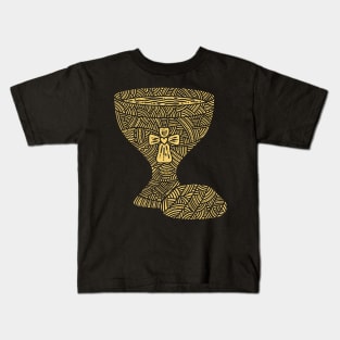 Communion cup and bread Kids T-Shirt